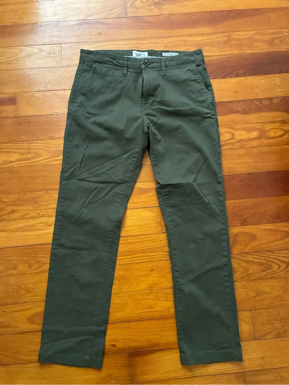 Goodfellow & Co Olive Straight Fit Chinos